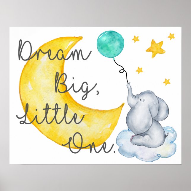 Elephant Nursery Poster (Front)