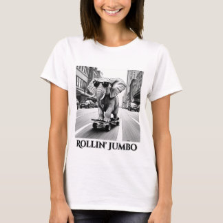Elephant on a Skateboard T-Shirt