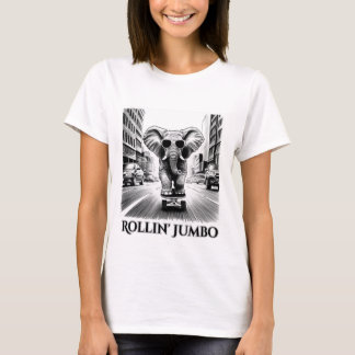 Elephant on a Skateboard T-Shirt