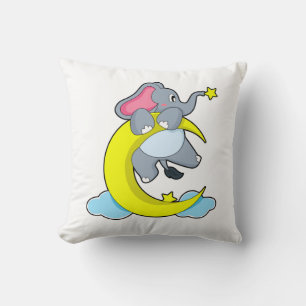 Elephant on Clouds Cushion