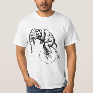 Elephant on Unicycle Shirt