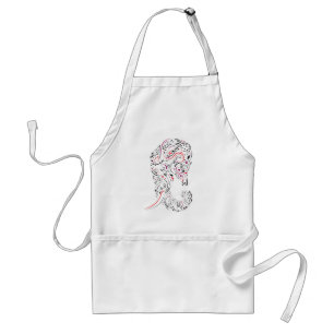 elephant ornate standard apron