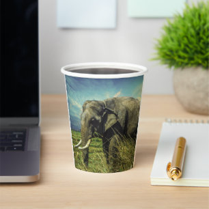 Elephant paper cups