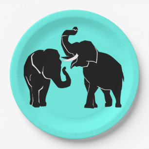 Elephant Paper Plates - Customisable