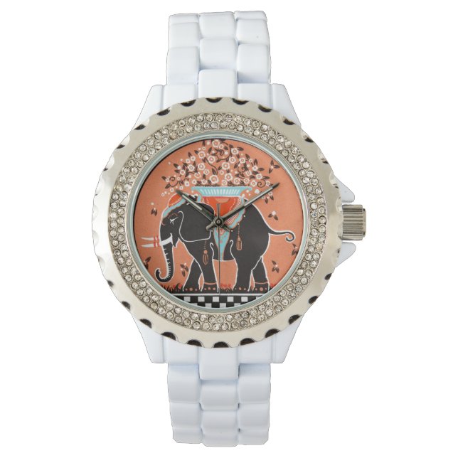 Elephant Parade  in Orange Watch (Front)