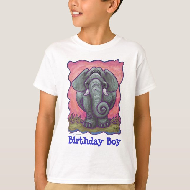 Elephant Party Centre T-Shirt (Front)