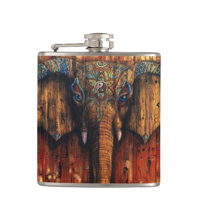 Elephant Peace Flask (Front)