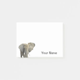 Elephant Personalized Name Post-it Notes