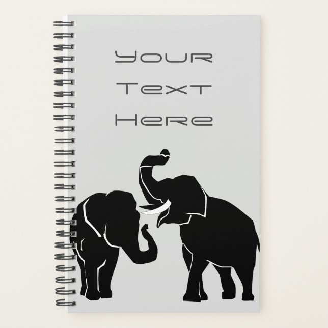 Elephant Planner Customisable (Front)