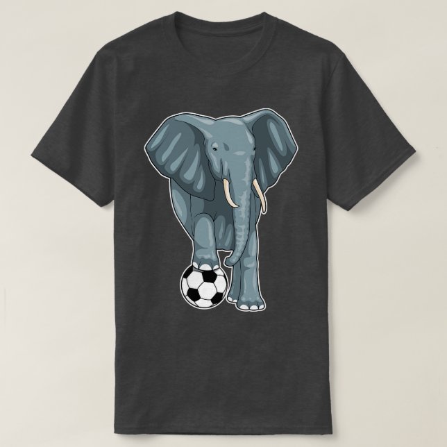 Elephant player Soccer T-Shirt (Design Front)