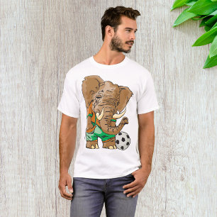 Elephant Playing Football T-Shirt