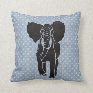 Elephant Polka Cushion