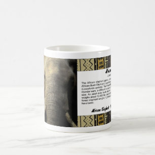 Elephant Portrait Coffee Mug