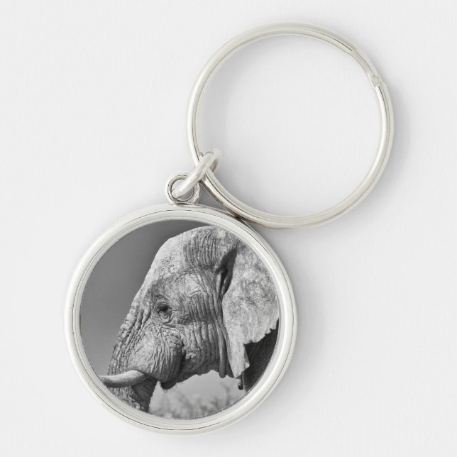Elephant portrait key ring (Front)