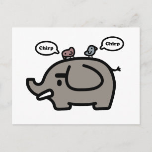 Elephant Postcard