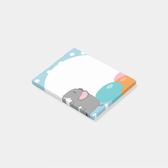 Elephant Print Post-it Notes (Angled)