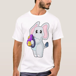 Elephant Pupil Backpack School T-Shirt