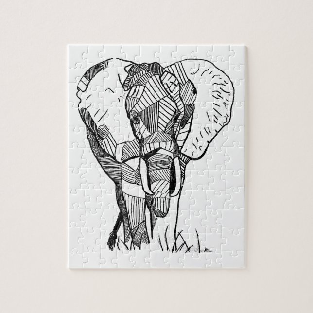 Elephant Puzzle (Vertical)