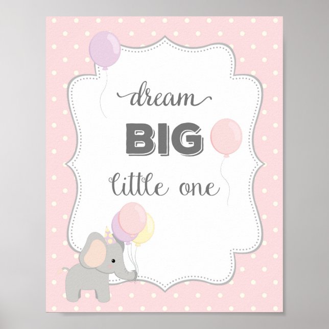 Elephant Quote Art Print (Front)