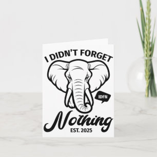 Elephant Quote, Elephant Lover, Elephant Zoo Anima Card