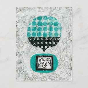 Elephant Remembering Postcard