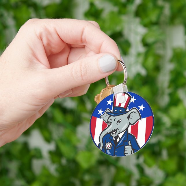Elephant Republican Keychain (Creator Uploaded)
