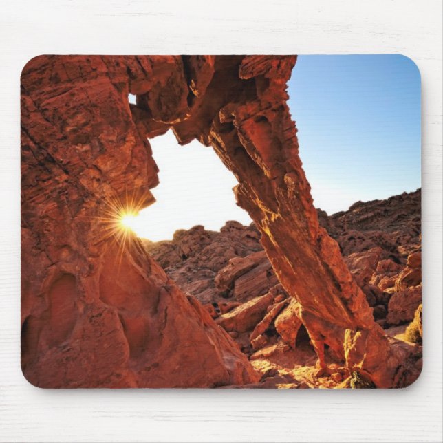 Elephant Rock in the Valley of Fire Mouse Pad (Front)