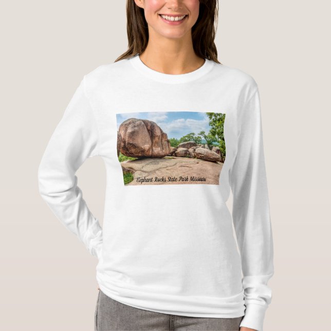 Elephant Rocks State Park Long Sleeve T-shirt (Front)