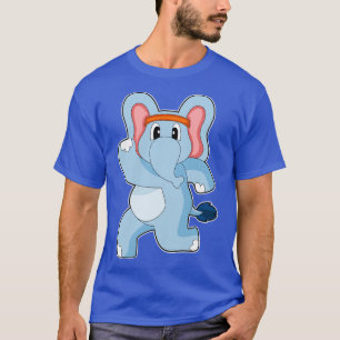 Elephant Runner Running T-Shirt