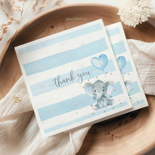 Elephant Safari Baby shower  Napkin