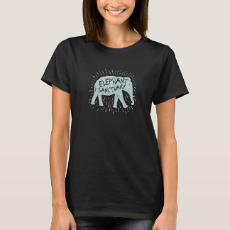 Elephant Sanctuary  Elephant Silhouette T-Shirt