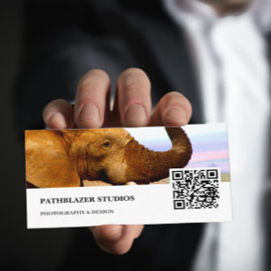 Elephant Scents   Wildlife Photography   Business Card