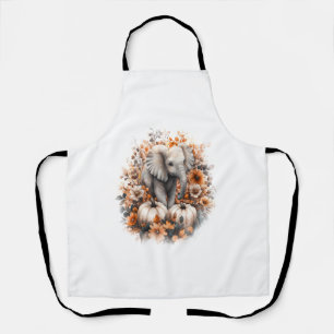 Elephant Shirt Country Pumpkin Apron