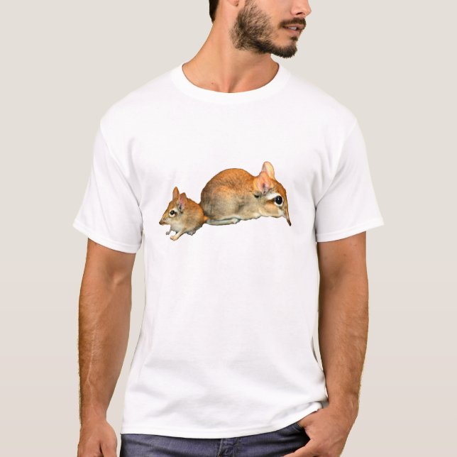 Elephant Shrew with Baby T-Shirt (Front)