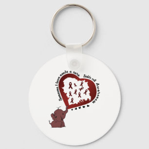 Elephant Sickle Cell Tee Someone I Love Needs A Cu Key Ring