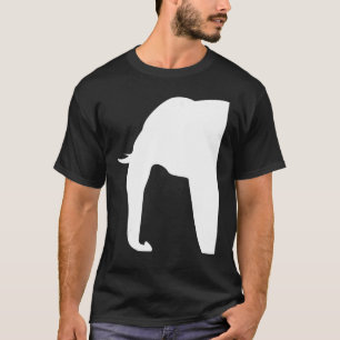 Elephant Silhouette Africa Wild Animals Safari Zoo T-Shirt