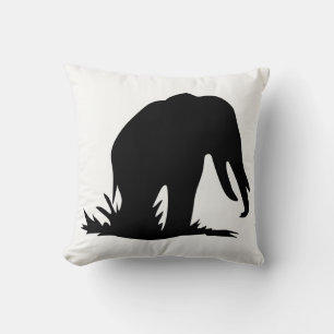 Elephant Silhouette Cushion