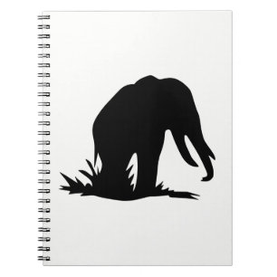 Elephant Silhouette Notebook