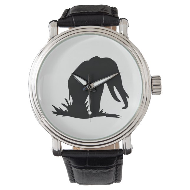 Elephant Silhouette Watch (Front)