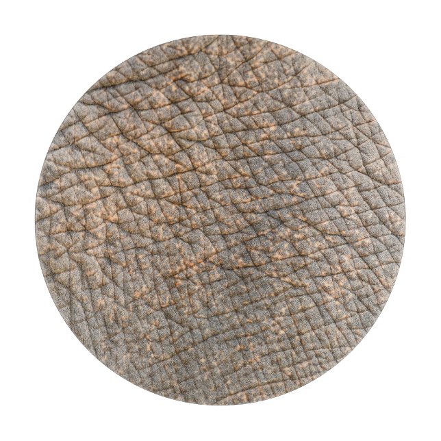 Elephant Skin: Abstract Texture Background Cutting Board (Front)