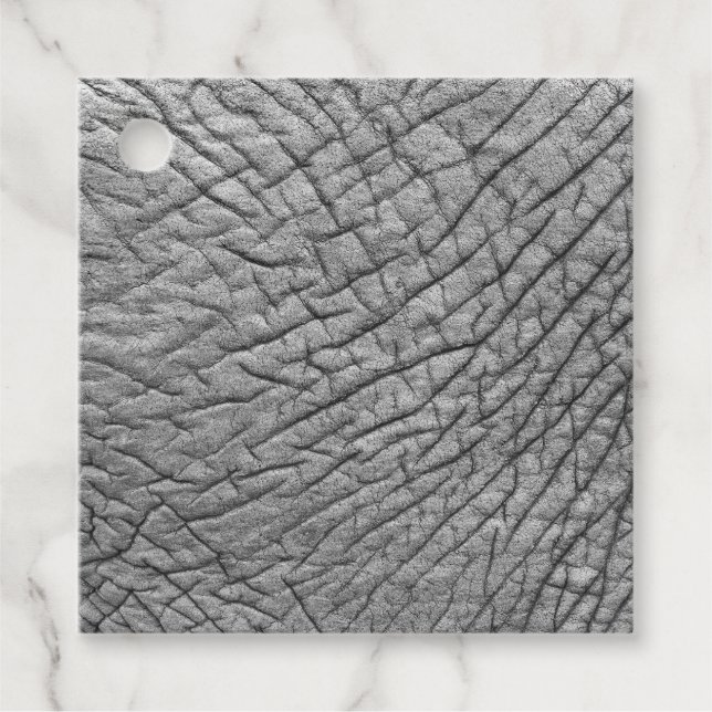Elephant skin favour tags (Front)
