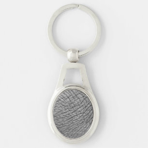 Elephant skin key ring
