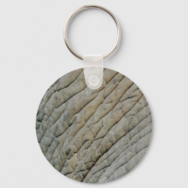 Elephant Skin Personalised With Your Name Key Ring (Front)