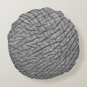 Elephant skin round cushion