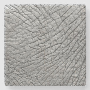 Elephant skin stone coaster