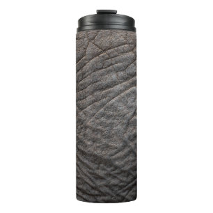 Elephant skin texture pachyderm thermal tumbler
