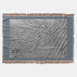 Elephant skin throw blanket