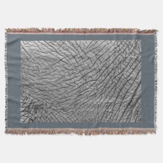 Elephant skin throw blanket (Front)