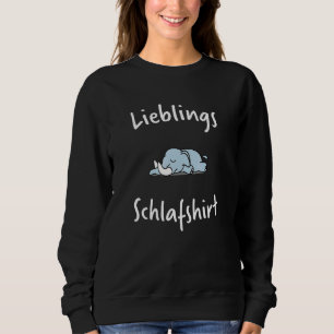 Elephant Sleep Pyjamas Nightdress Sweatshirt