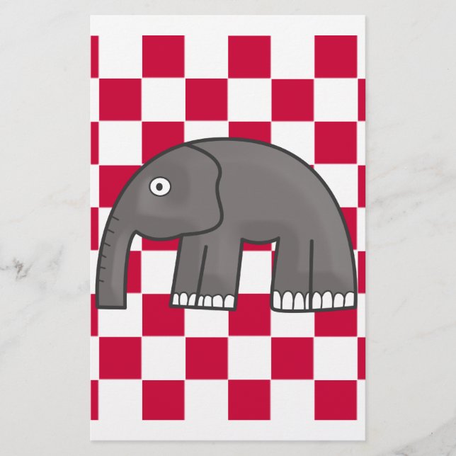 elephant stationery (Front)